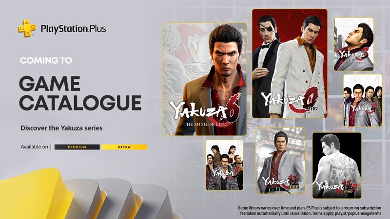 Yakuza Series PS Plus 07 27 22 1280x720