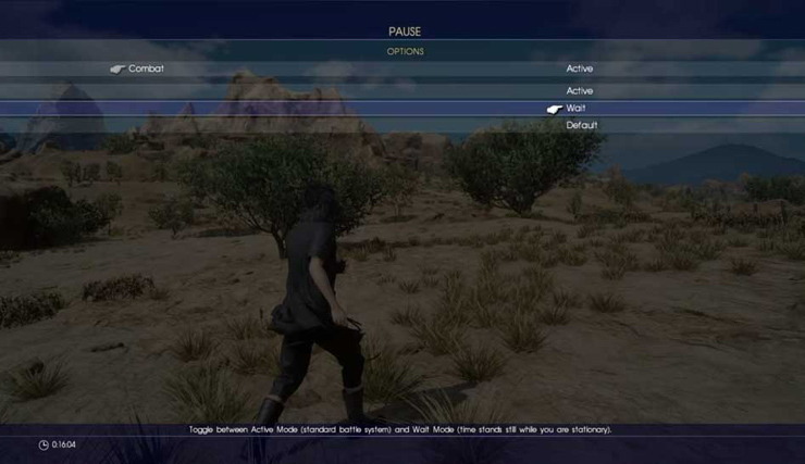 Final Fantasy 15 combat mode