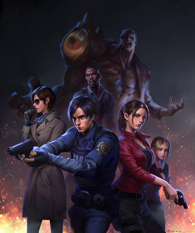 Resident Evil 2 art