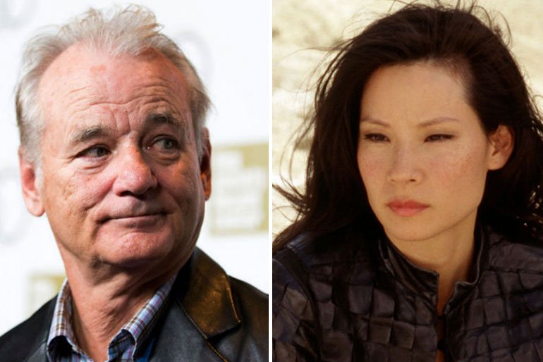 Bill Murray and Lucy Liu