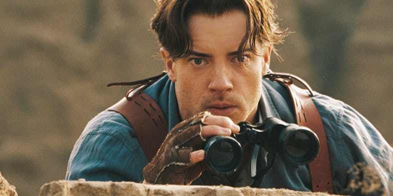 Brendan Fraser in The Mummy