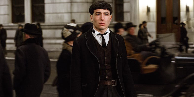 Fantastic Beasts Ezra Miller Credence Barebone