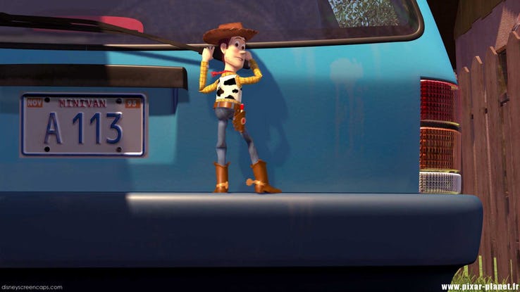 Pixar A113 Easter Egg