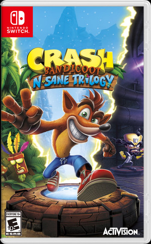 Crash Bandicoot N.Sane Trilogy Switch Box Art