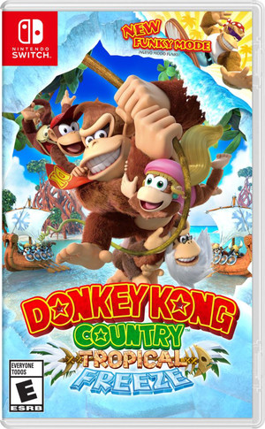 donkey kong country tropical freeze box art