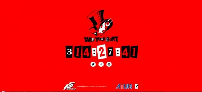 شمارش معکوس برای مشخص شدن تاریخ عرضه Persona 5