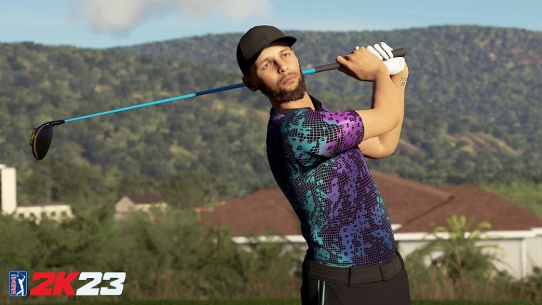 حضور ابرستاره دنیای بسکتبال در بازی PGA Tour 2K23